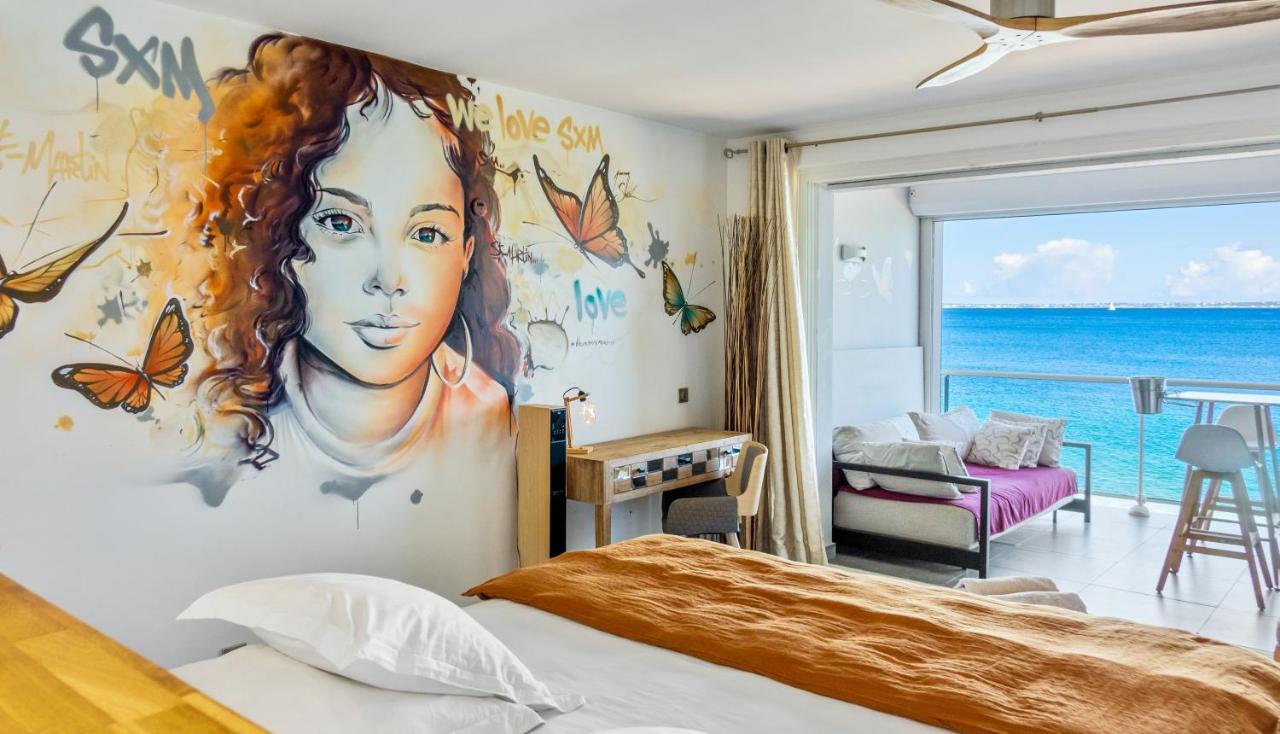 Official Page "Residence Bleu Marine" - Sea View Apartments & Studios - Saint-Martin French Side แกรนด์เคส ภายนอก รูปภาพ