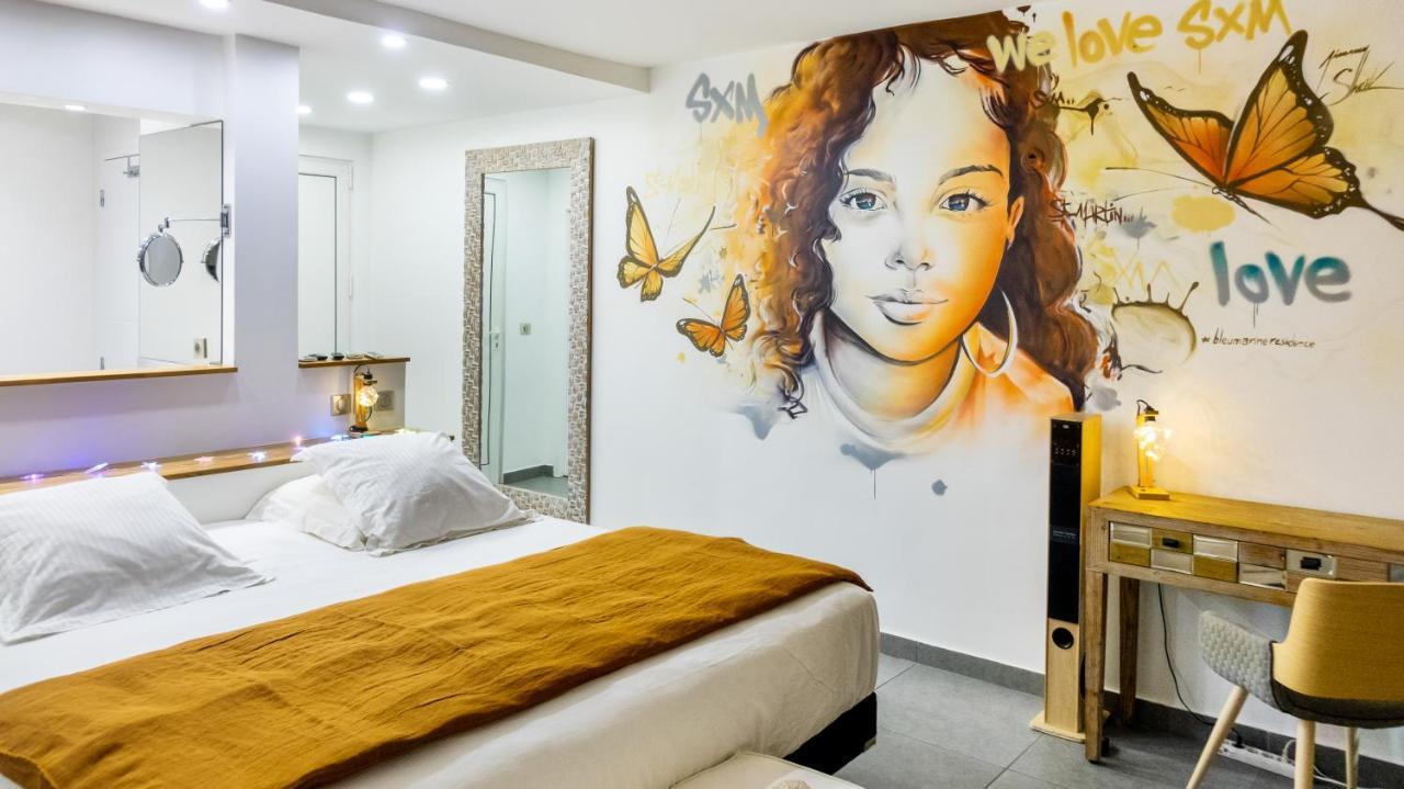 Official Page "Residence Bleu Marine" - Sea View Apartments & Studios - Saint-Martin French Side แกรนด์เคส ภายนอก รูปภาพ