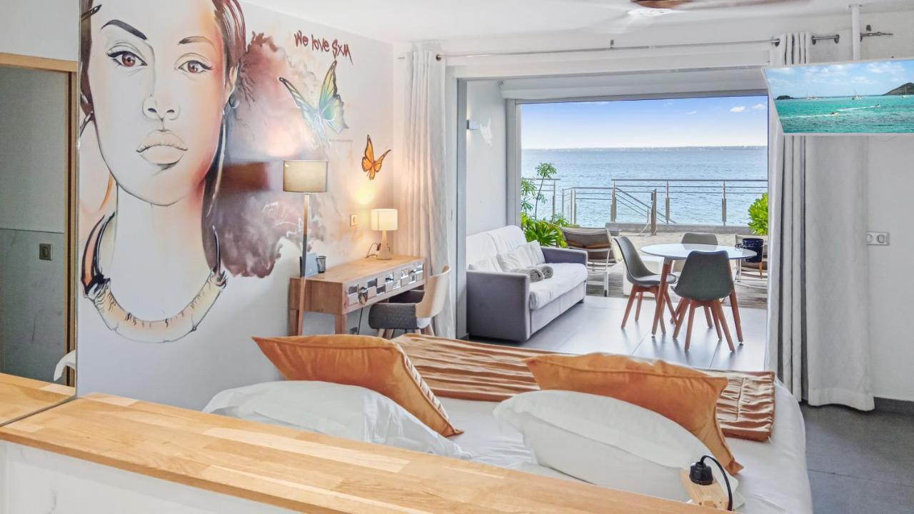 Official Page "Residence Bleu Marine" - Sea View Apartments & Studios - Saint-Martin French Side แกรนด์เคส ภายนอก รูปภาพ