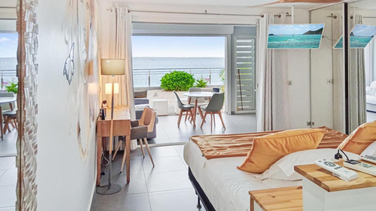 Official Page "Residence Bleu Marine" - Sea View Apartments & Studios - Saint-Martin French Side แกรนด์เคส ห้อง รูปภาพ