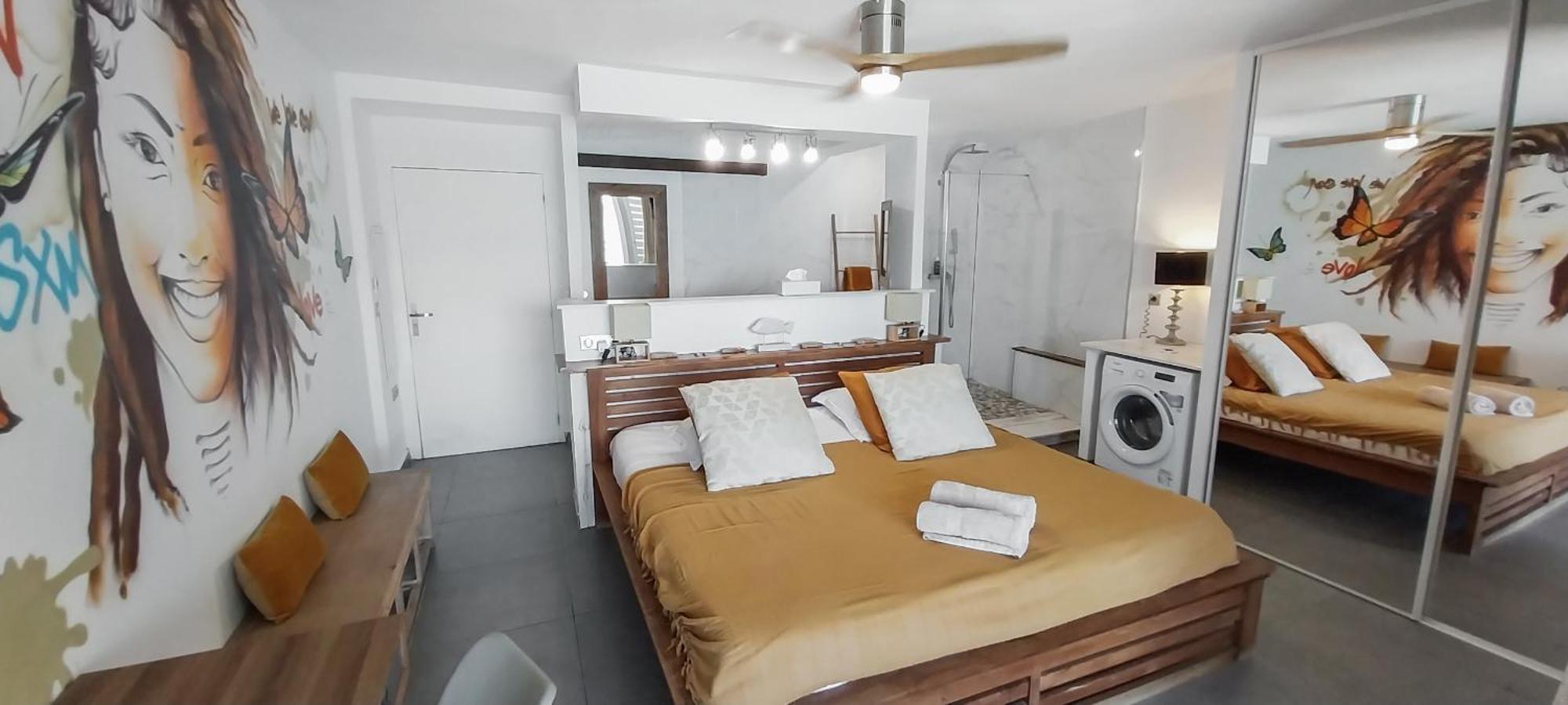 Official Page "Residence Bleu Marine" - Sea View Apartments & Studios - Saint-Martin French Side แกรนด์เคส ห้อง รูปภาพ